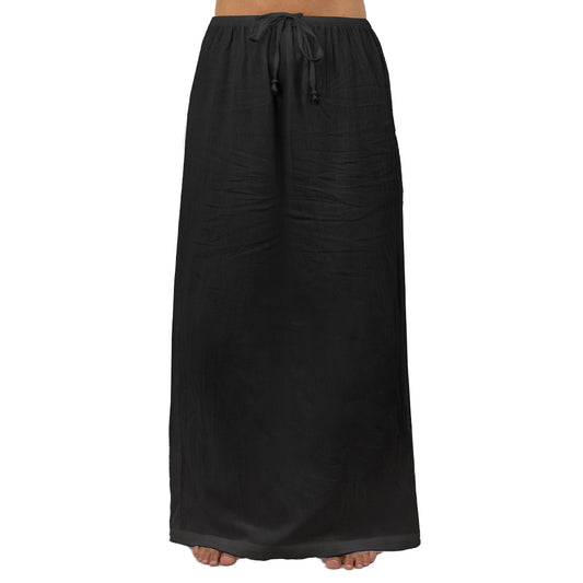 Mya - Women's Maxi Skirt - Black