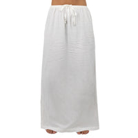 Mya - Women's Maxi Skirt - White