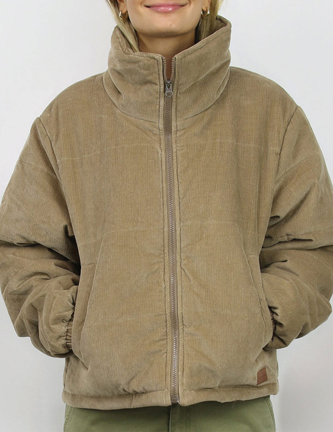 Beth - Womens Cord Jacket - Tan
