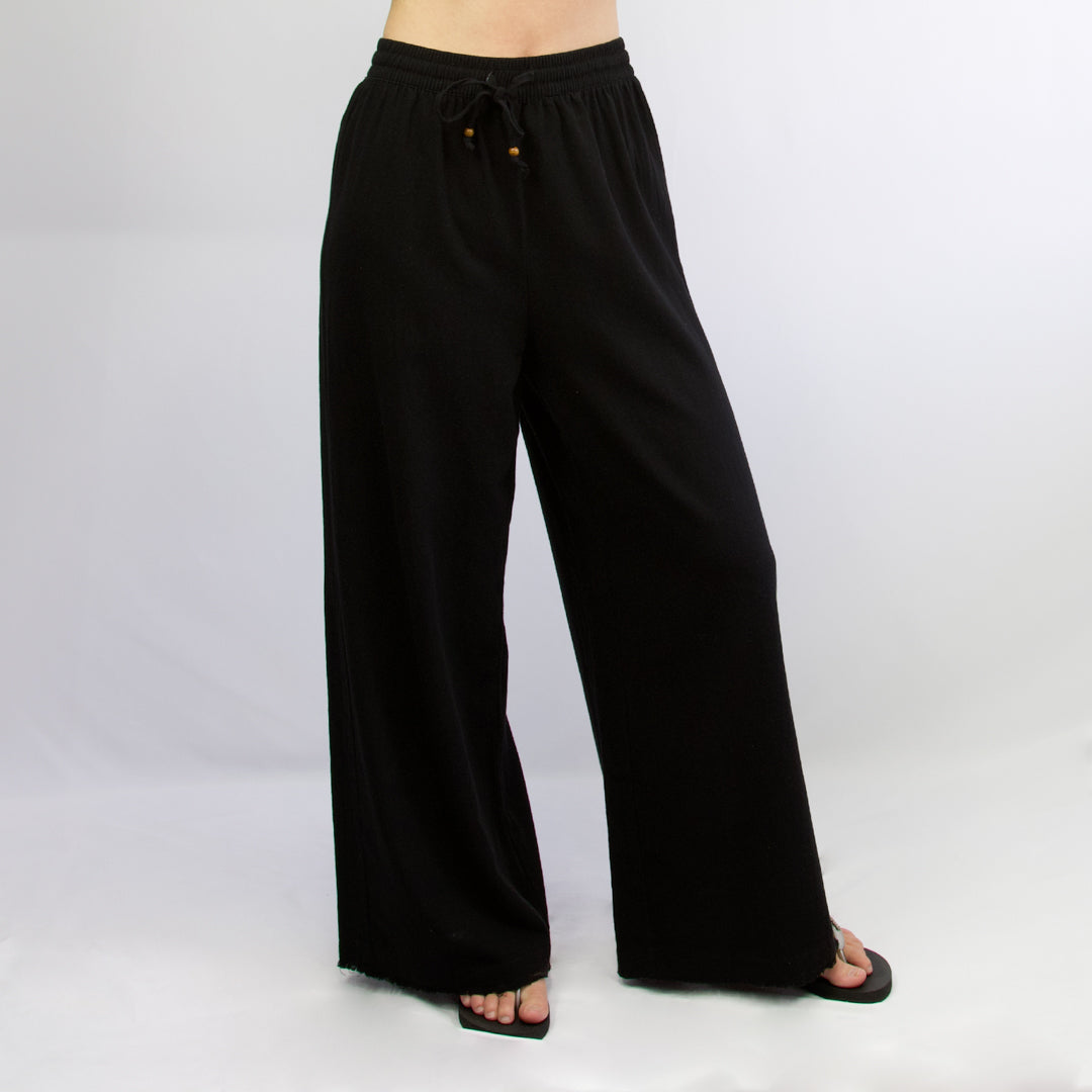 LANAI - womens beach pant - BLACK