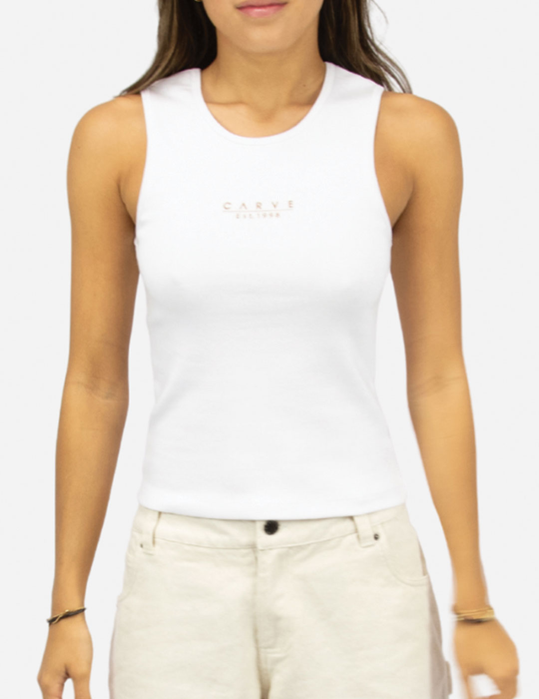 MODA - Womens tank top - White
