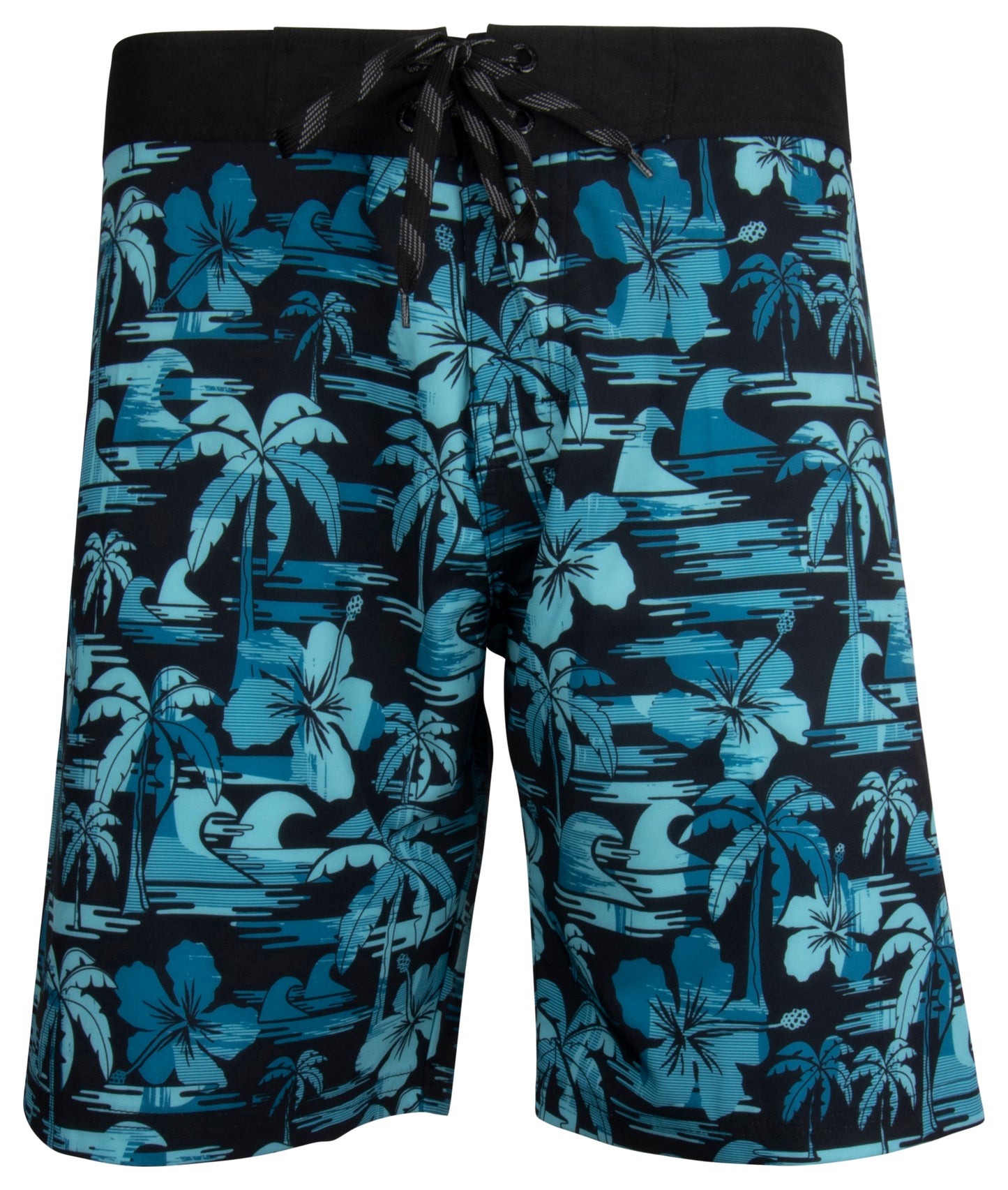 Pacific - Boy's Boardshorts - Black/Teal