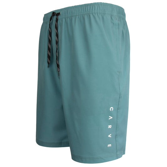 Power Up - Boys Elastic Waist Boardshort - Sage