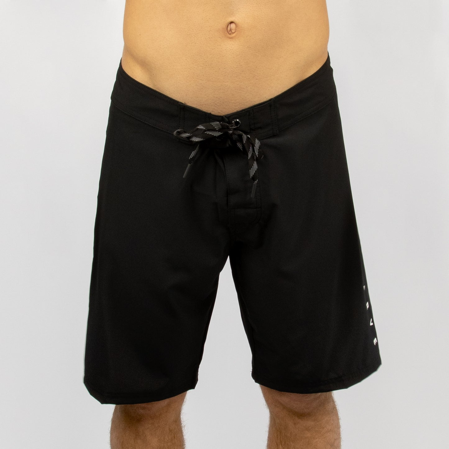 Power Up - Mens Elastic Waist Boardshort - Black