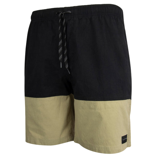 Kotor - Boy's Volley Short - Black/Camel