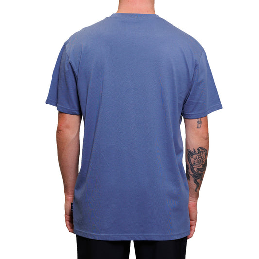 Longitude Mens' Larger Sizes Short Sleeve Tshirt - Indigo