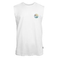 Sun'n'Surf Men's Larger Sizes Muscle Top - White