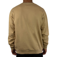 Highway - Men's Crew Neck Sweatshirt - Dark Sand