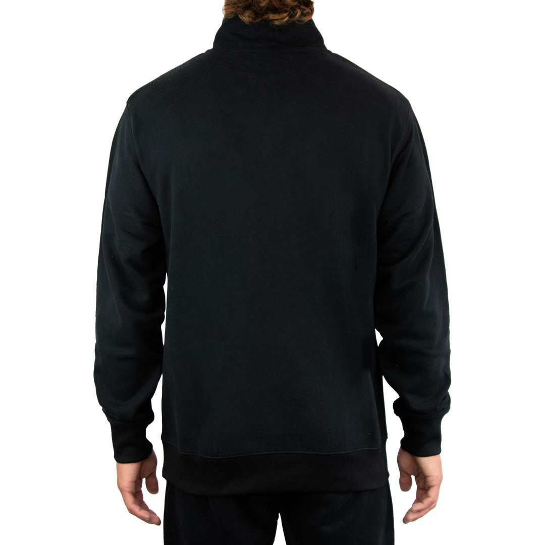 Slanted - Men's 1/4 Zip Sweater - Black