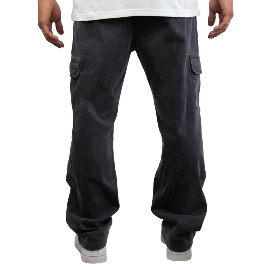 Atlas - Boy's Elastic Waist Cargo Pant - Charcoal