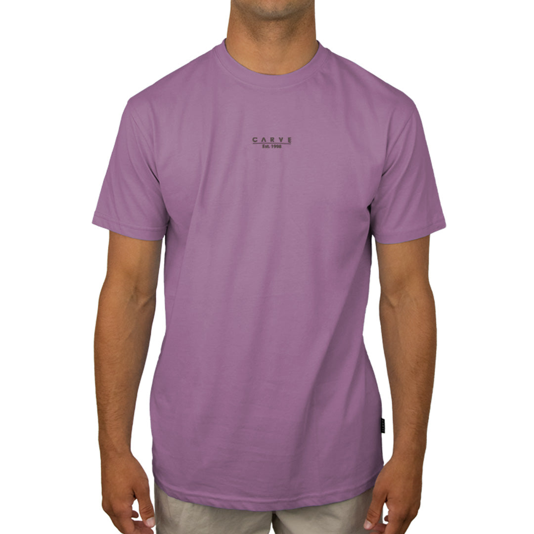 Heritage - Mens Basic Short Sleeve Tee Lavender