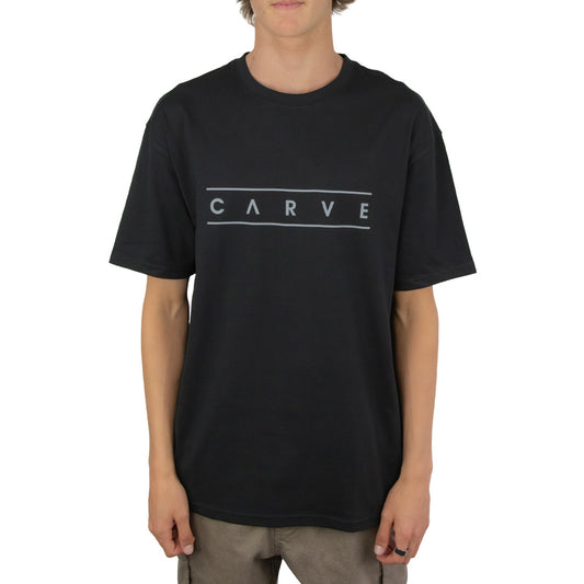 Dark & Stormy - Mens Short Sleeve Oversized Tee - Black