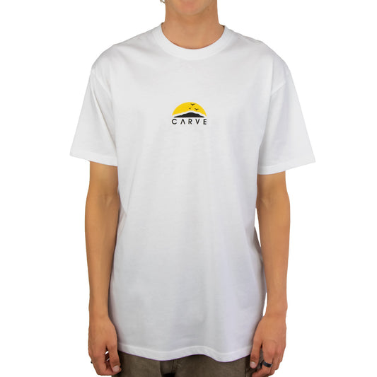 Vibes - Mens Short Sleeve Tee - White