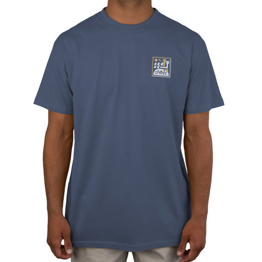 Surf 'N' Sun - Mens Short Sleeve Tee - Moonlight Blue