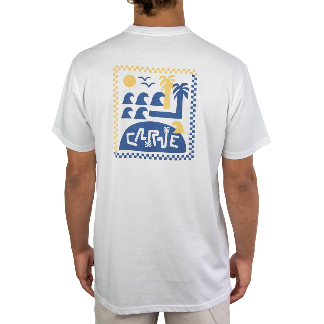 Surf 'N' Sun - Mens Short Sleeve Tee - White