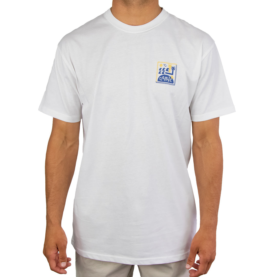 Surf 'N' Sun - Mens Short Sleeve Tee - White