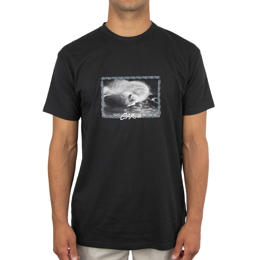 Mundaka - Mens Short Sleeve Tee Shirt - Black