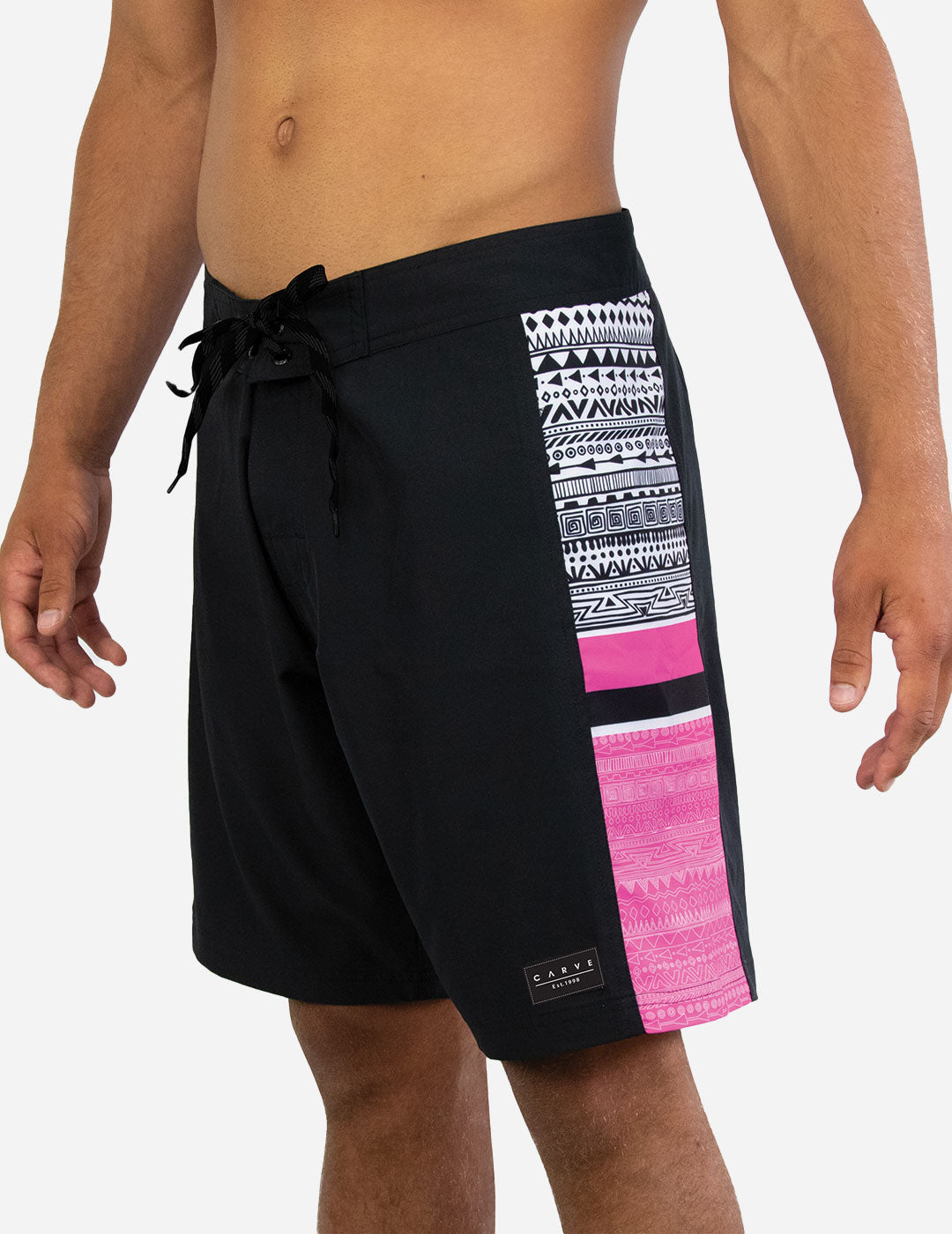 Tribal - Mens Boardshort - Hot Pink