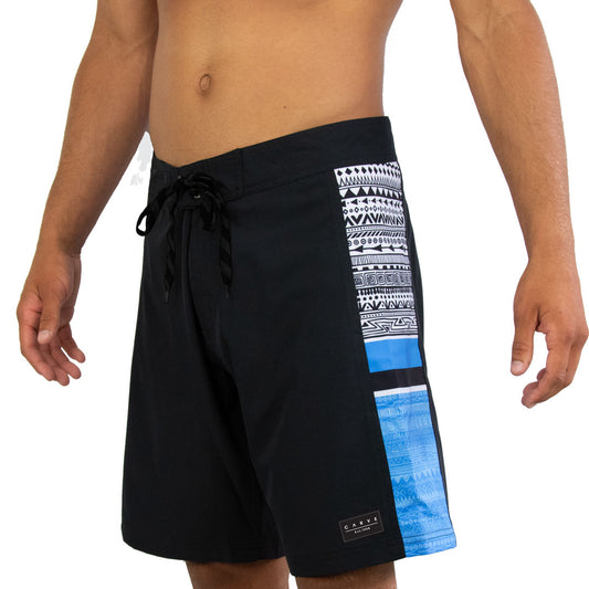 Tribal - Mens Boardshort - Cyan