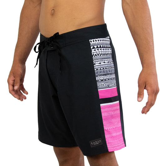 Tribal - Mens Boardshort - Hot Pink