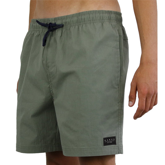 Cruz - Mens Swim Volley Short - Khaki