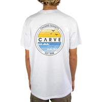 Horizon - Boys Short Sleeve Tee - White