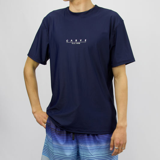 INSIGNIA - Men's short sleeve tee rashie - Navy