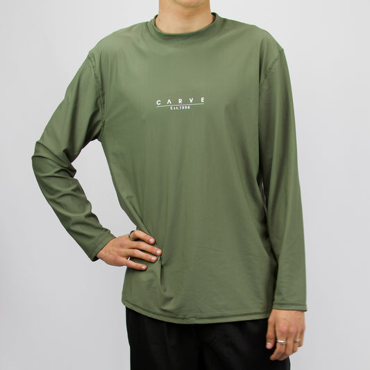INSIGNIA - Men's long sleeve tee rashie - Khaki