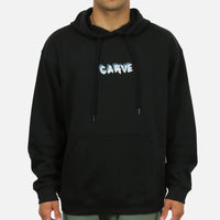 Waves - Mens Pullover Hooded - Black