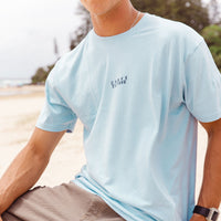 HERITAGE - Men's basic short sleeve tee - Sky Blue