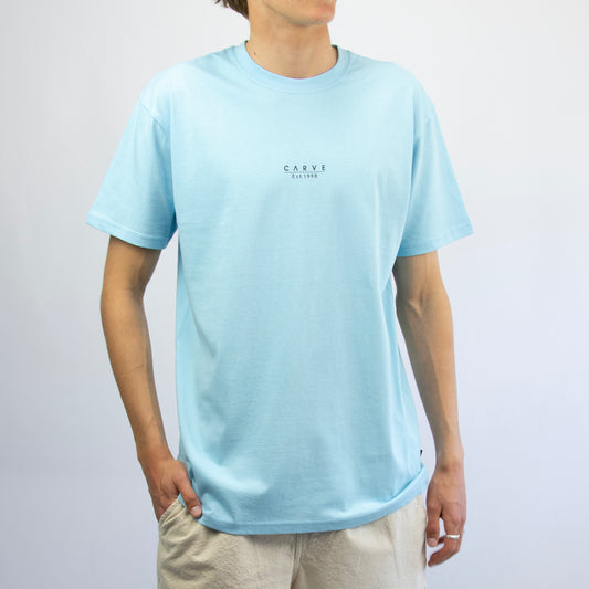 HERITAGE - Men's basic short sleeve tee - Sky Blue