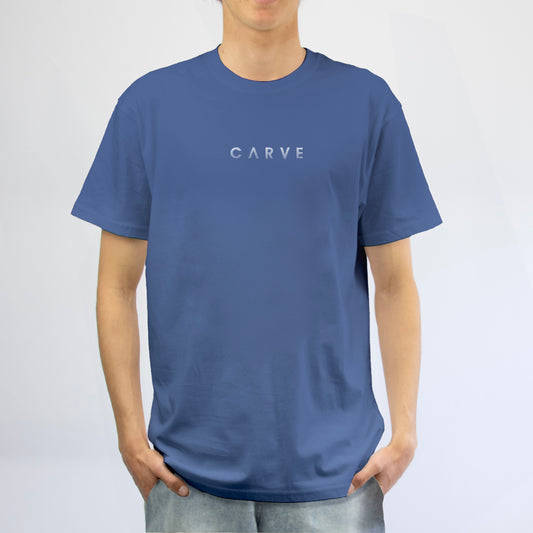EXILE - Men's Oversized Short Sleeve Tee - Indigo