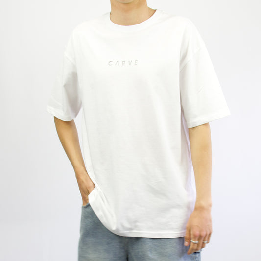 EXILE - Men's Oversized Short Sleeve Tee - White