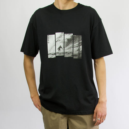 LEGEND - Men's Oversized Short Sleeve Tee - Black