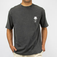 ARECA - Boy's oversized short sleeve tee - Charcoal
