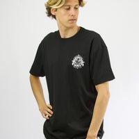 SALT IN THE BLOOD - Boy's basic short sleeve tee - Black