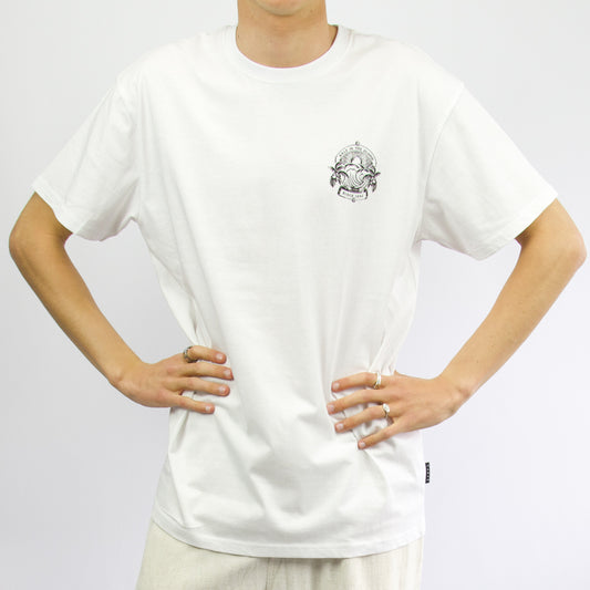 SALT IN THE BLOOD - Boy's basic short sleeve tee - White