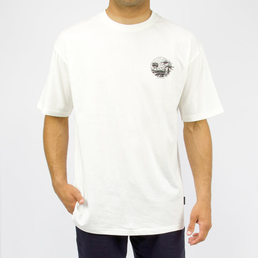 EVENTIDE - Men's oversized short sleeve tee - Whipped Butter