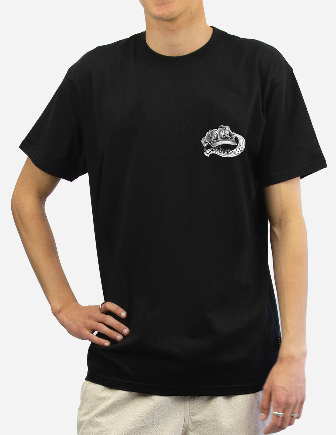 BUCCANEER - Men's basic short sleeve tee - Black