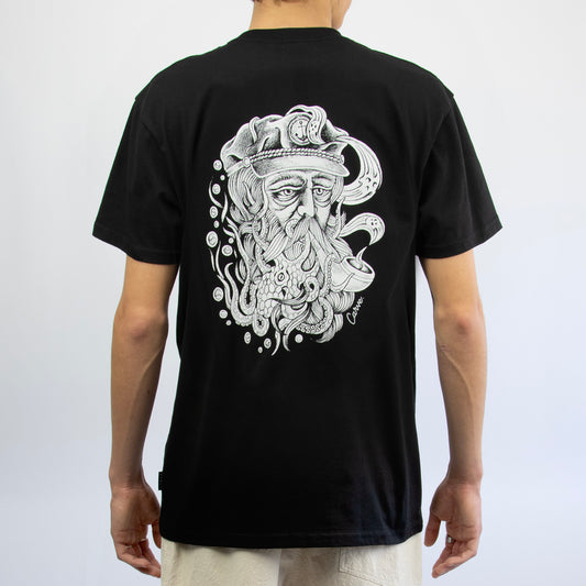BUCCANEER - Men's basic short sleeve tee - Black