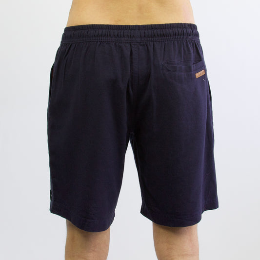 RONSON - Men's elastic waist volley short - Navy