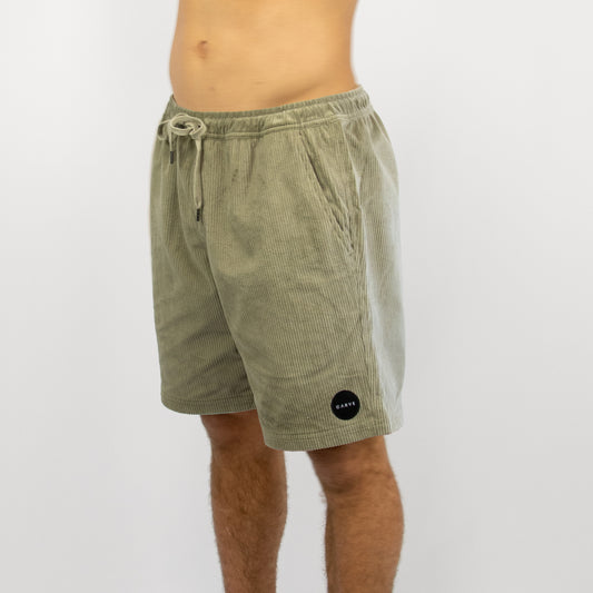 DYLON - Men's elastic waist volley short - Khaki