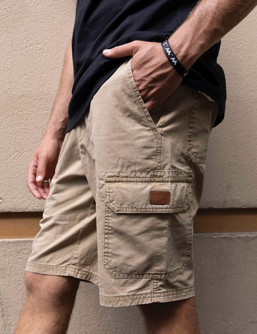 Fort Men FORT - Men's cargo walkshort - Camel