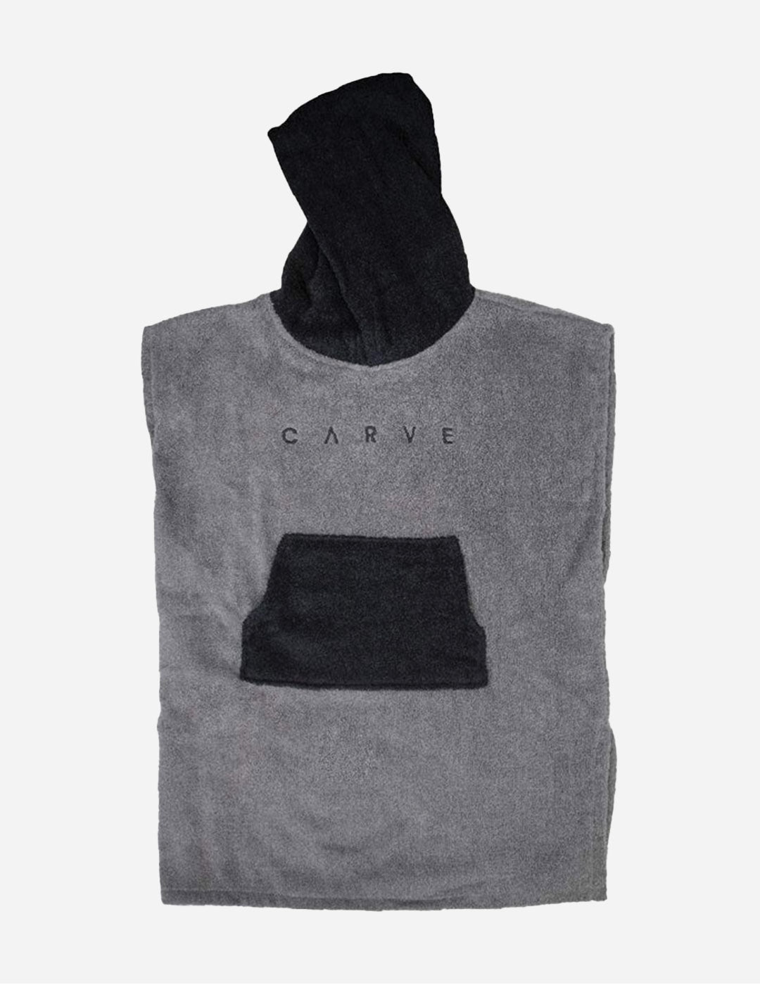 Summer Storm - Toddler's Beach Poncho - Silver/Black