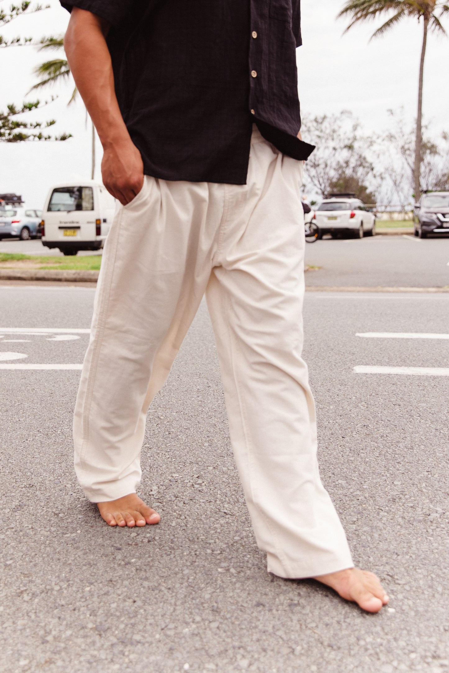 Sandy Bay - Mens Beach Pant - Khaki