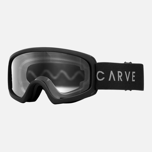 Shred MTB Goggle - Matt Black Frame Clear Lens