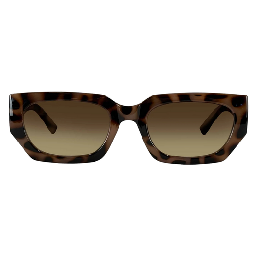 Vinca - Gloss Creamy Tort Frame Gradient Brown Lens