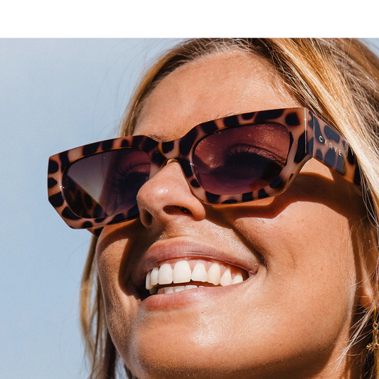 Vinca - Gloss Creamy Tort Frame Gradient Brown Lens