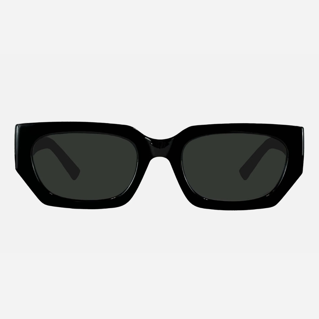 Vinca - Gloss Black Grey Lens
