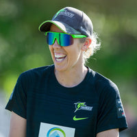 Velocity HD - Frame: Gloss Lime <br> Lens: Rose with External Green Iridium